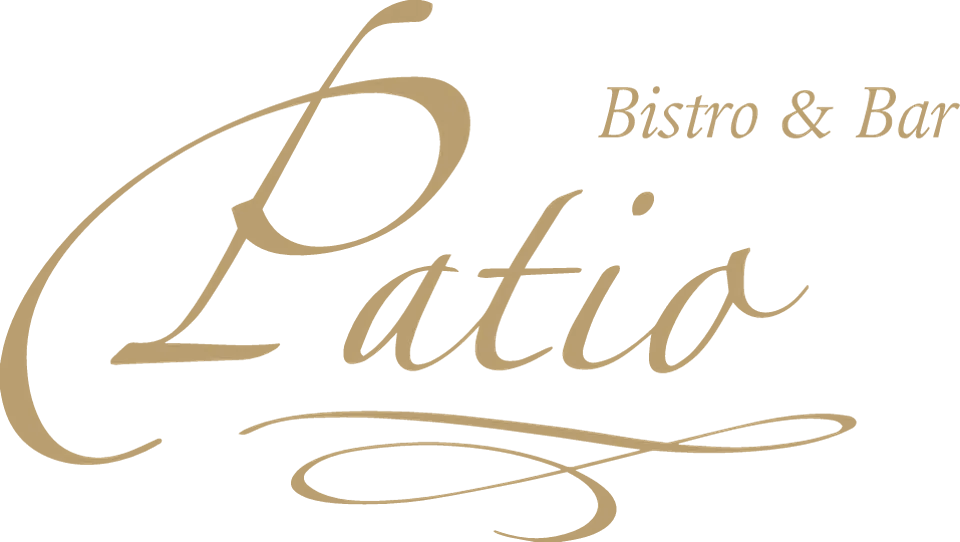 Schwarzes und goldenes Schild mit handgeschriebener Typografie.