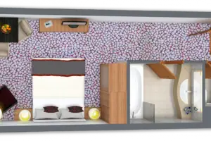 Grundriss Grundriss eines Schlafzimmers