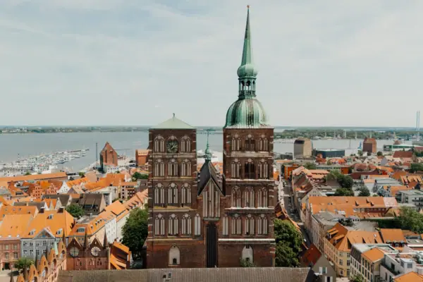 Über den Dächern von Stralsund Stralsund