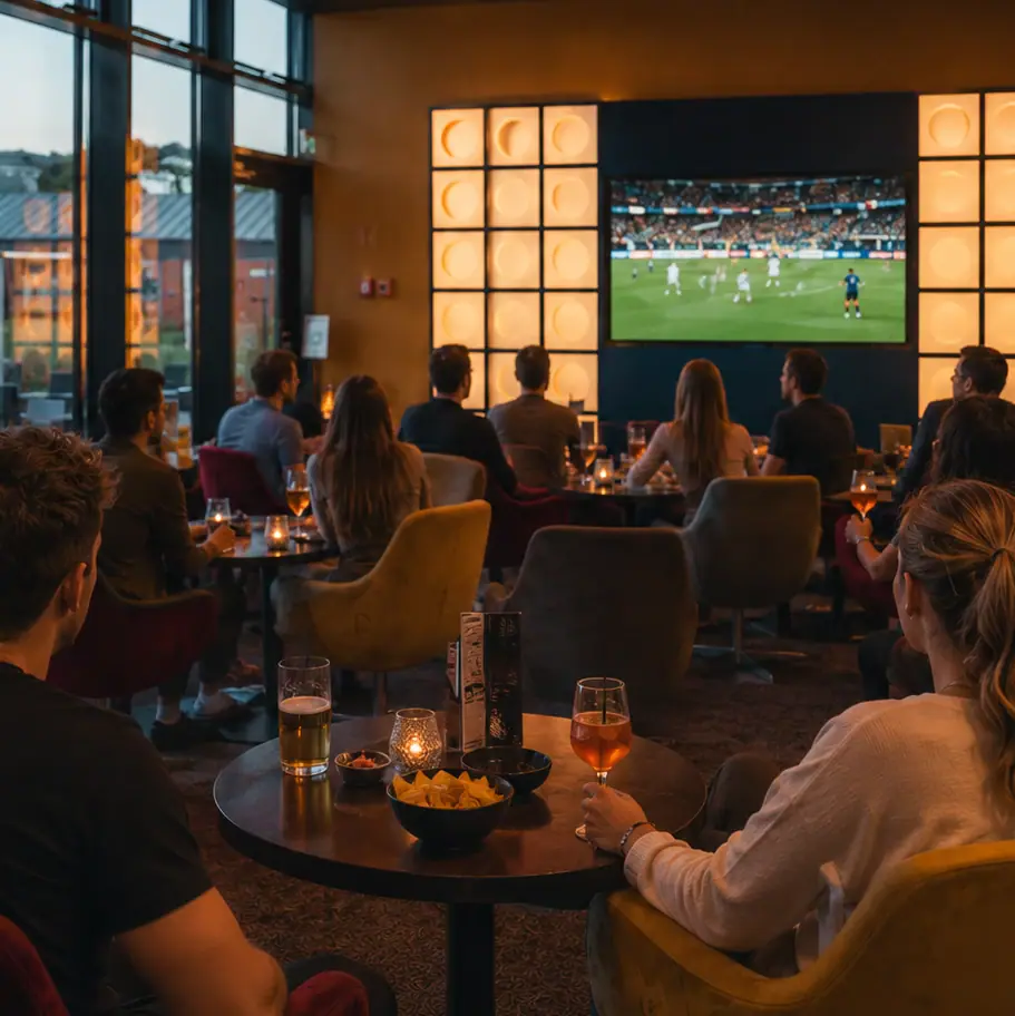 Bar mit Public Viewing