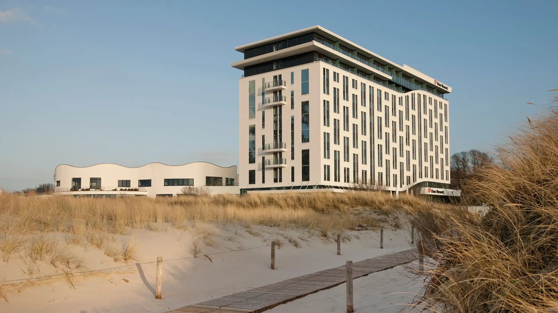 aja Warnemünde Außenansicht vom Strand